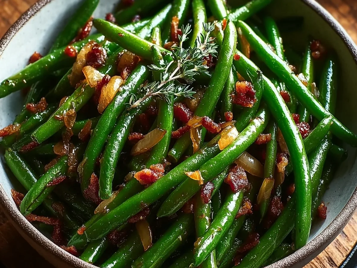 Homestyle Texas Roadhouse Green Beans Copycat - Featured Image