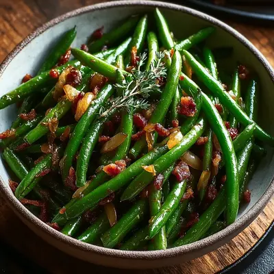 Homestyle Texas Roadhouse Green Beans Copycat