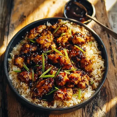 Honey BBQ Chicken Rice: Skillet Comfort Meal