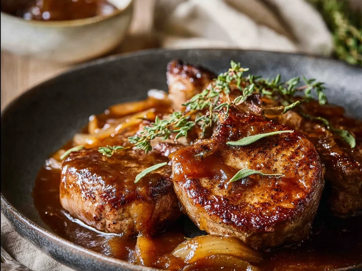 Juicy Apple Butter Lamb Chops: Sweet & Savory Dinner - Featured Image