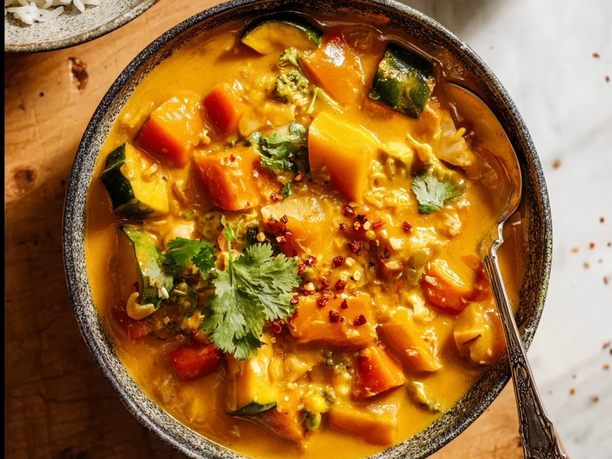 Kabocha Squash Red Curry: A Creamy Weeknight Comfort - Featured Image