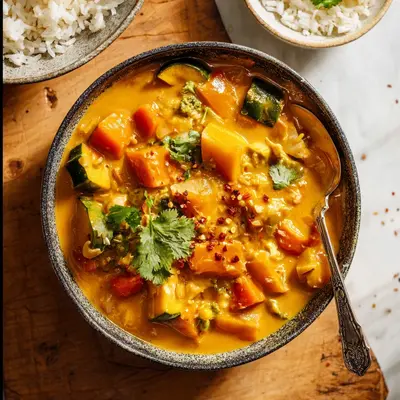 Kabocha Squash Red Curry: A Creamy Weeknight Comfort