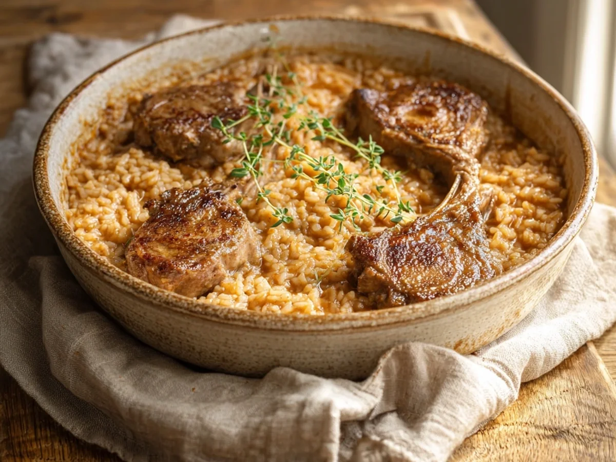 Lamb Chop Casserole with Rice: A Hearty Family Dinner - Featured Image