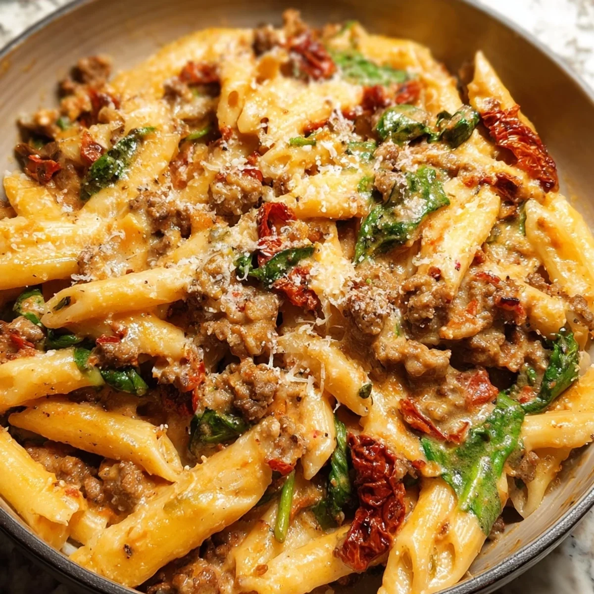 Marry Me Beef Sausage Pasta: Quick & Flavorful Dinner