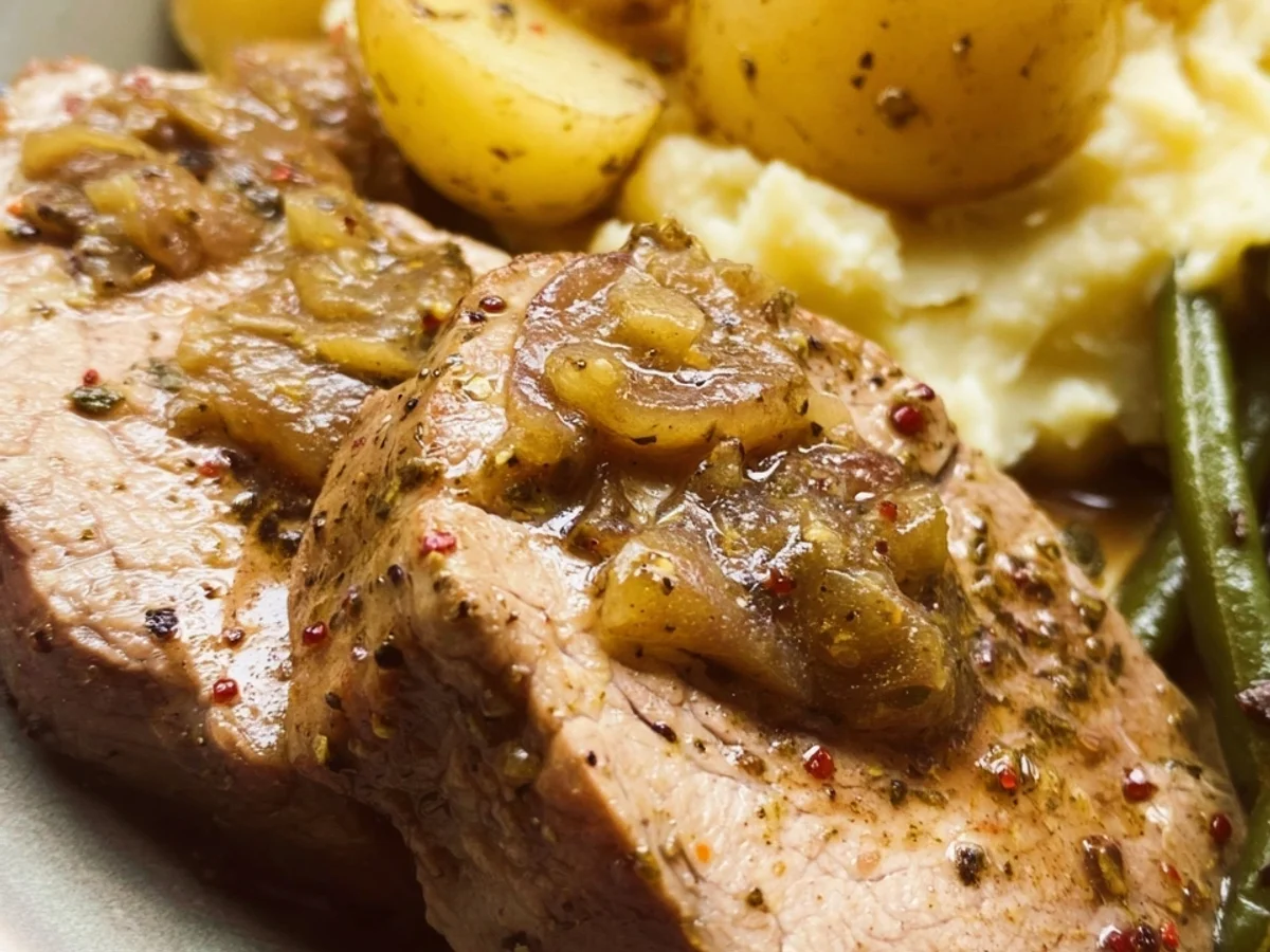 Mississippi Slow Cooker Lamb Tenderloin Recipe - Featured Image