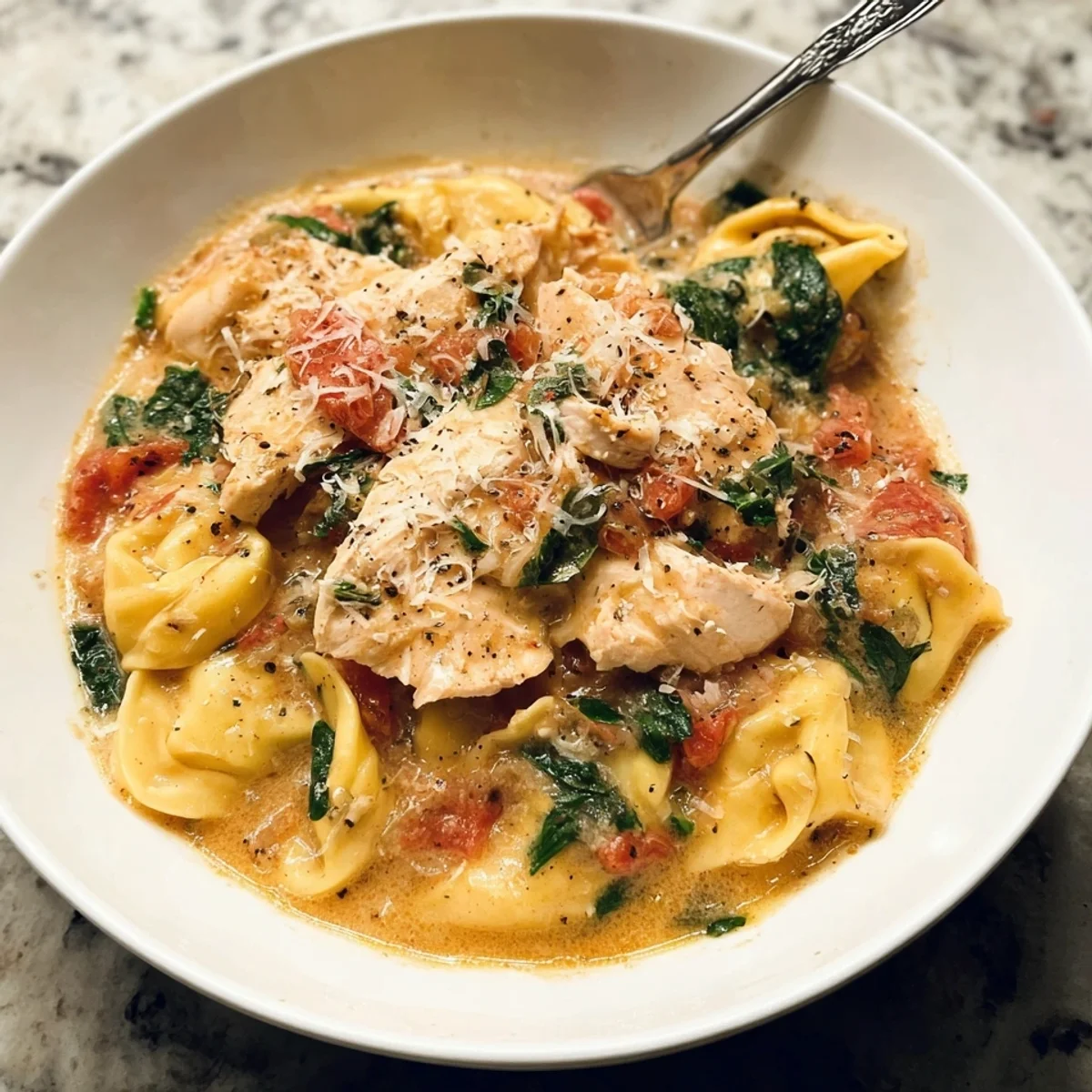 One-Pan Chicken Tortellini Recipe
