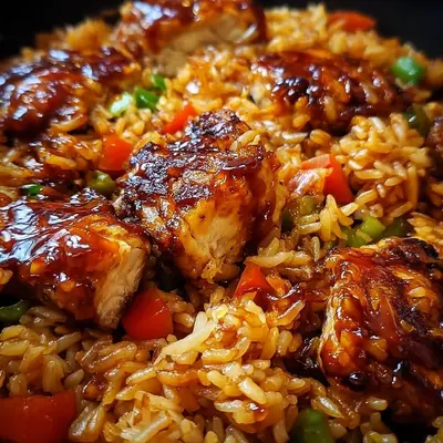 One-Pan Honey BBQ Chicken Rice: Bold & Easy Dinner
