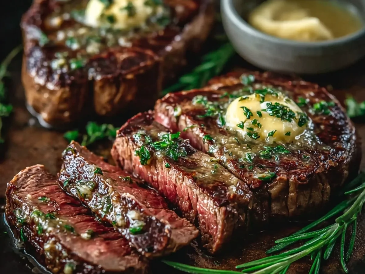 Pan Seared Steak with Garlic Butter: Simple & Flavorful - Featured Image
