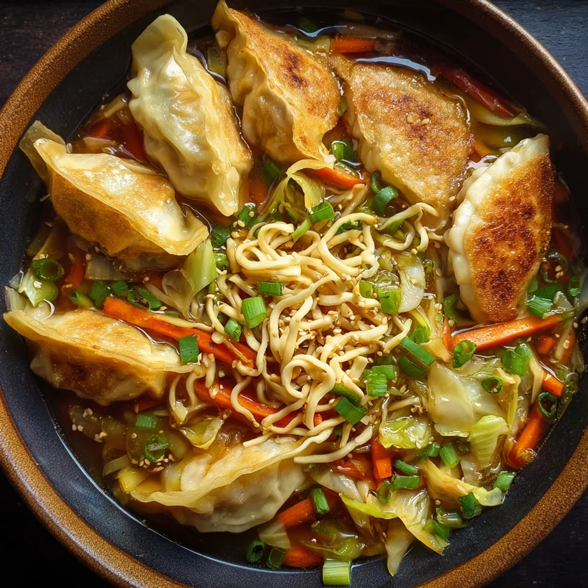 Potsticker Noodle Bowls - Easy 30-Minute Dinner
