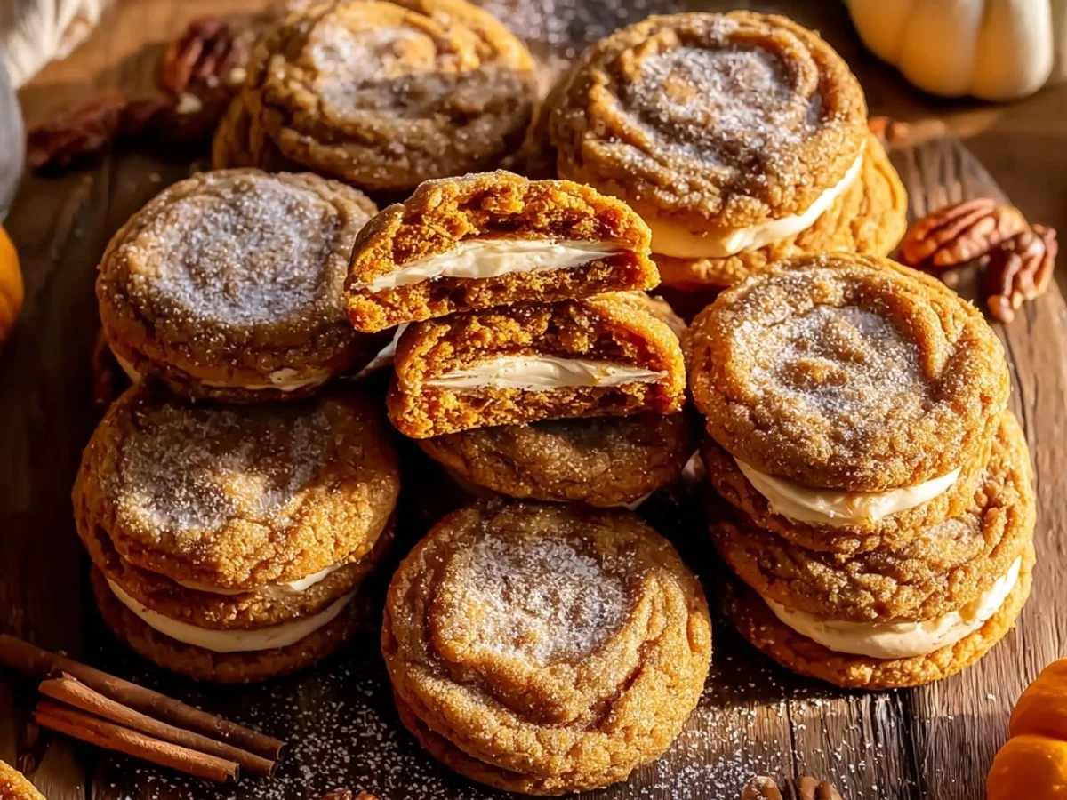Pumpkin Cheesecake Cookies: Spiced Swirl Treats - Featured Image