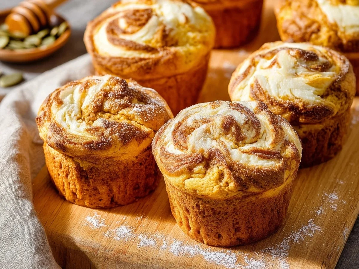 Pumpkin Cream Cheese Swirl Muffins: Autumn's Sweet Treat - Featured Image