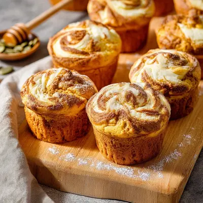 Pumpkin Cream Cheese Swirl Muffins: Autumn's Sweet Treat