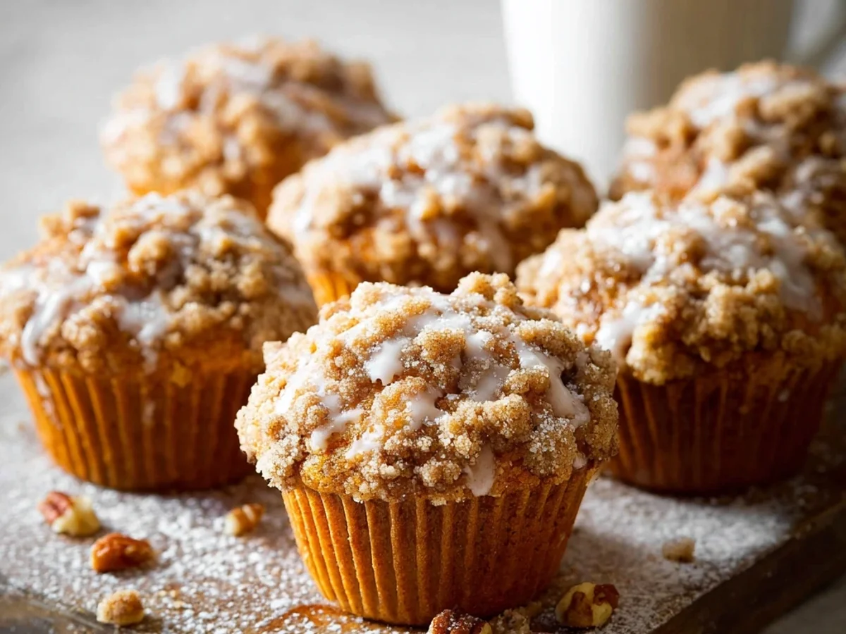 Pumpkin Crumb Cake Muffins: Spiced Fall Treat - Featured Image