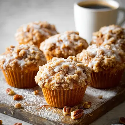 Pumpkin Crumb Cake Muffins: Spiced Fall Treat