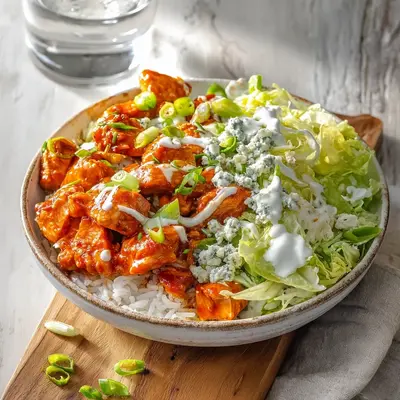 Quick Buffalo Chicken Bowls: Tangy & Hearty Meal