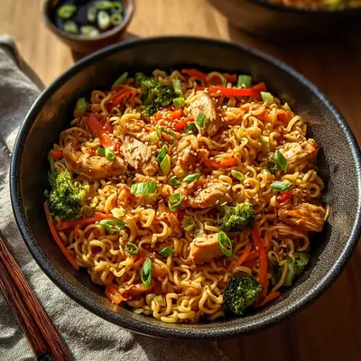 Quick Chicken Ramen Stir Fry: Weeknight Lifesaver