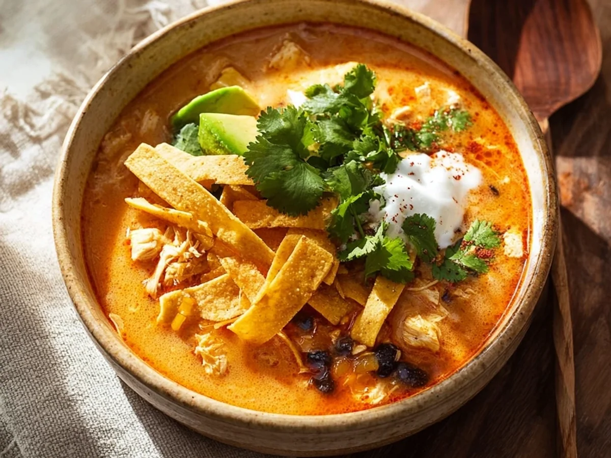 Quick Creamy Chicken Tortilla Soup: Weeknight Delight - Featured Image