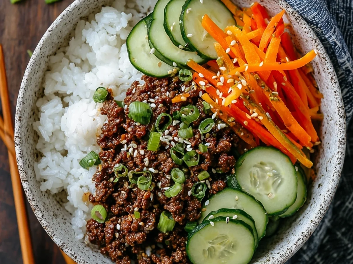 Quick Korean Ground Beef Bowl: Weeknight Flavor Burst - Featured Image