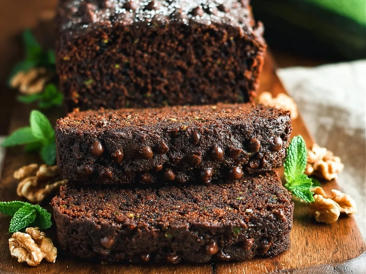 Rich Moist Chocolate Zucchini Bread: A Garden Sweet - Featured Image