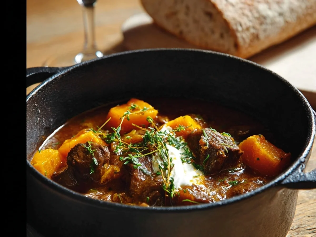 Rustic Beef and Kabocha Squash Stew - Featured Image