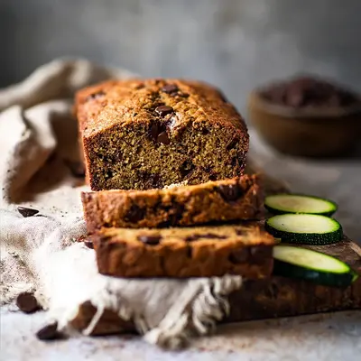 Rustic Chocolate Chip Zucchini Bread: Garden Fresh Delight