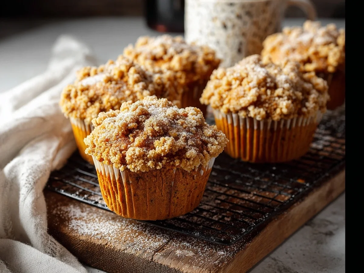 Rustic Pumpkin Streusel Muffins: Fall Mornings Made - Featured Image