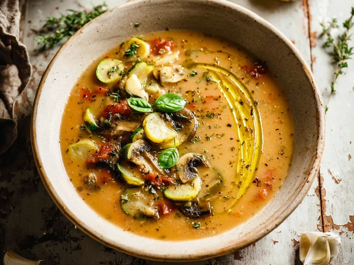 Rustic Ratatouille Soup: Hearty Vegetable Medley - Featured Image