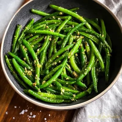 Sauteed Green Beans: Crisp Garlic-Lemon Side
