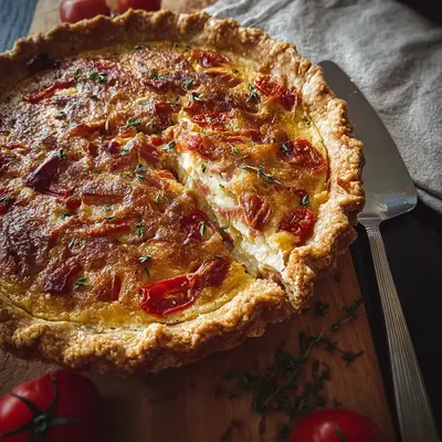 Savory Turkey Ham & Tomato Pie: A Rustic Dinner Bake