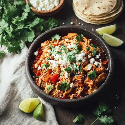 Simple Mexican Pulled Chicken with Chipotle