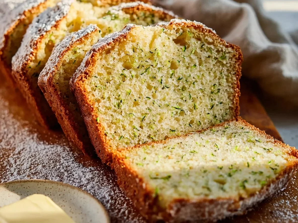 Simple, Moist Easy Homemade Zucchini Bread Recipe - Featured Image