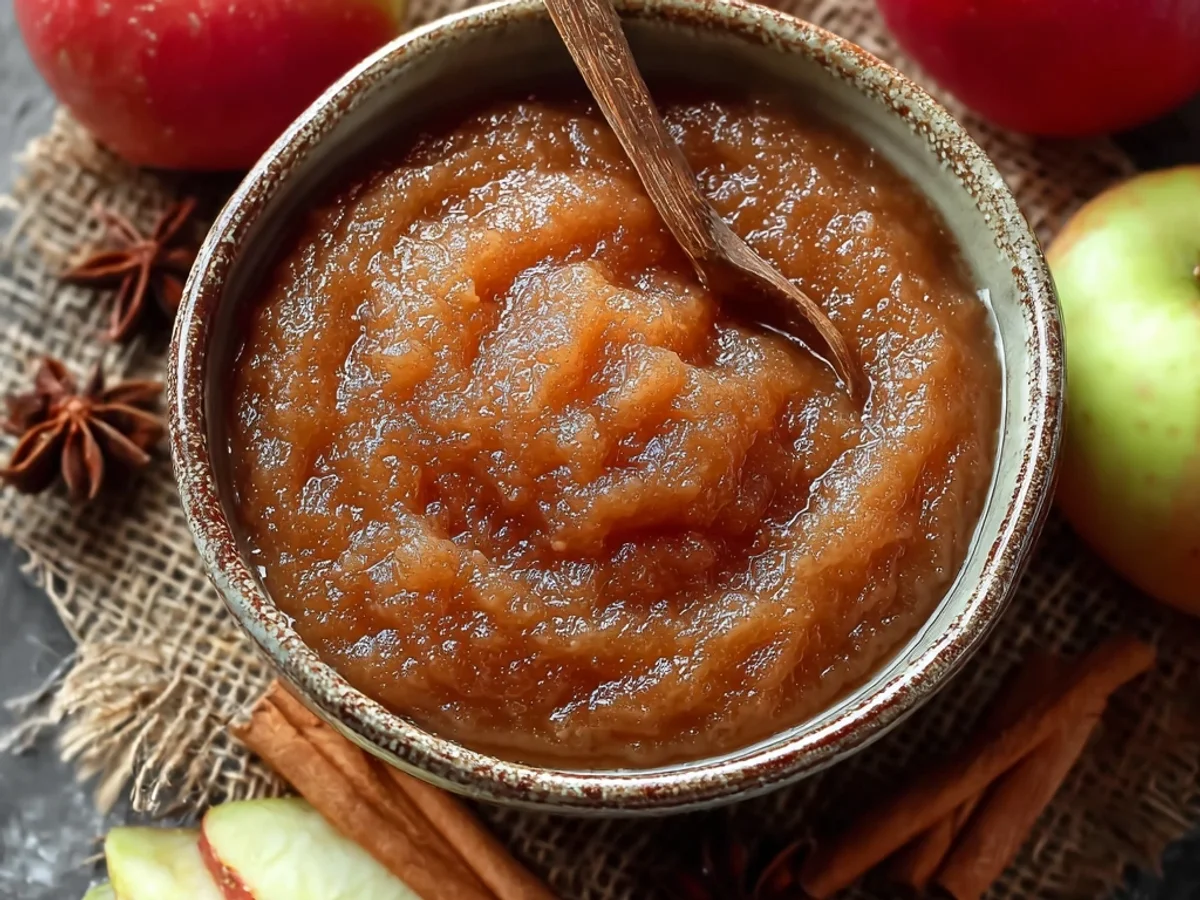 Slow Cooked Crockpot Cinnamon Applesauce Bliss - Featured Image