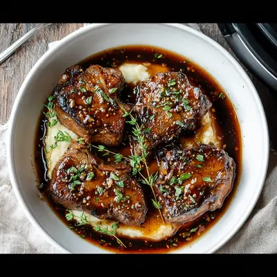 Slow Cooker Honey Garlic Lamb Chops: So Tender!