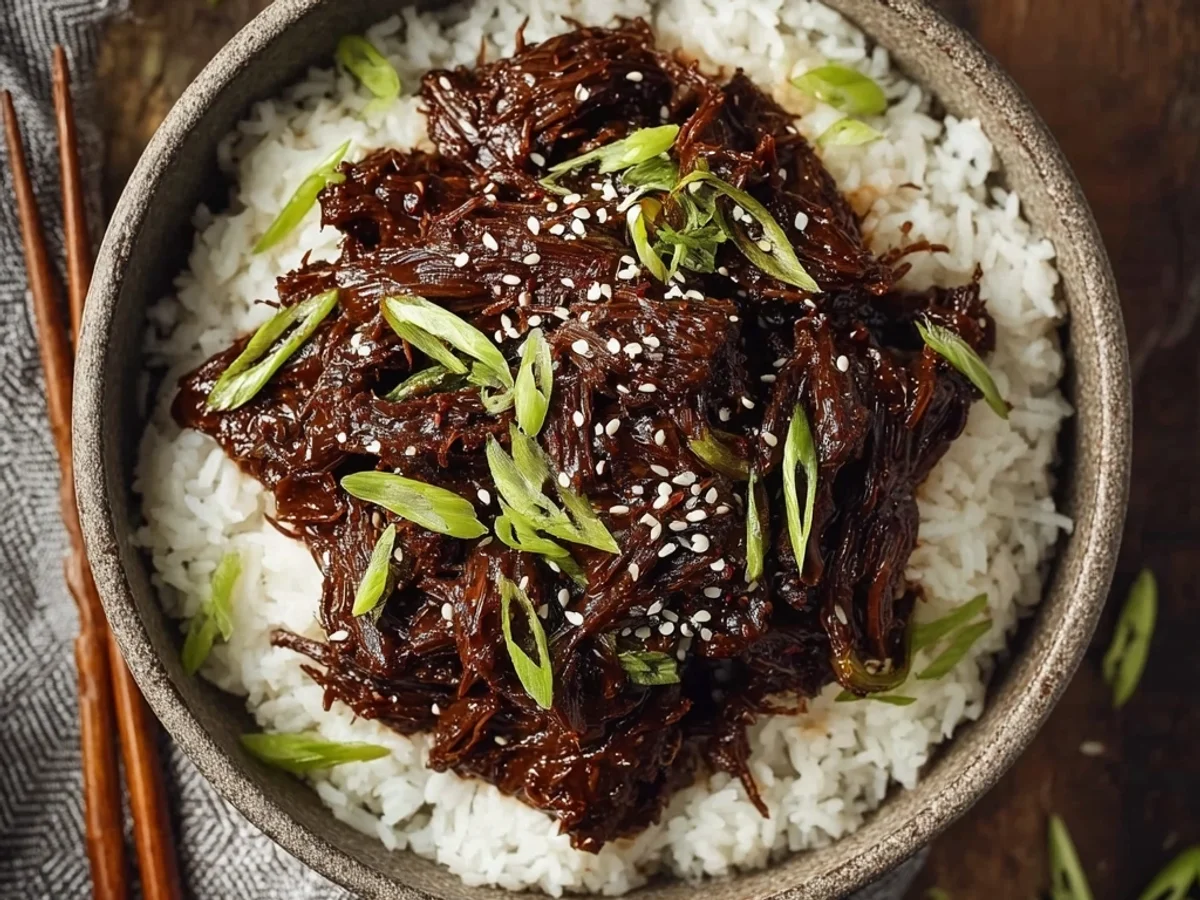 Slow Cooker Korean Beef: Tender & Flavorful Recipe - Featured Image