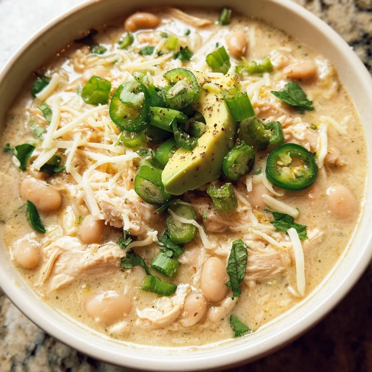 Slow Cooker White Chicken Chili Recipe