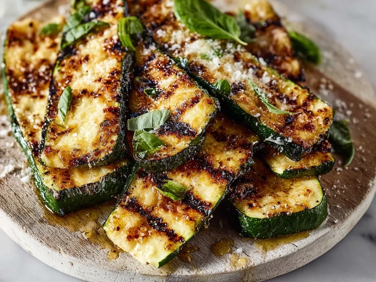Smoky Grilled Zucchini Parmesan Layers - Featured Image