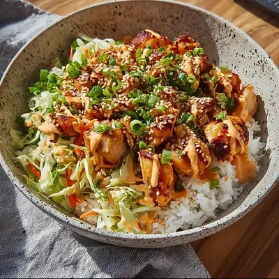 Spicy Bang Bang Chicken Bowl: Quick Weeknight Flavor