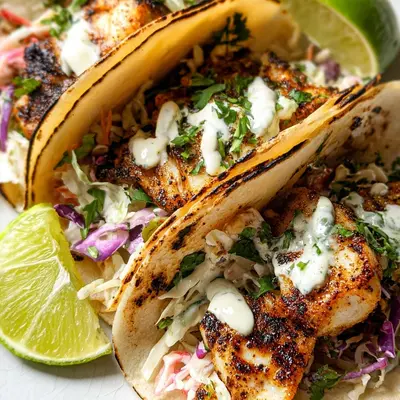 Spicy Blackened Fish Tacos Recipe