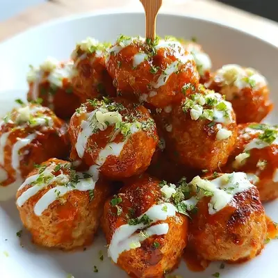 Spicy Buffalo Chicken Meatballs: Easy Game Day Bites