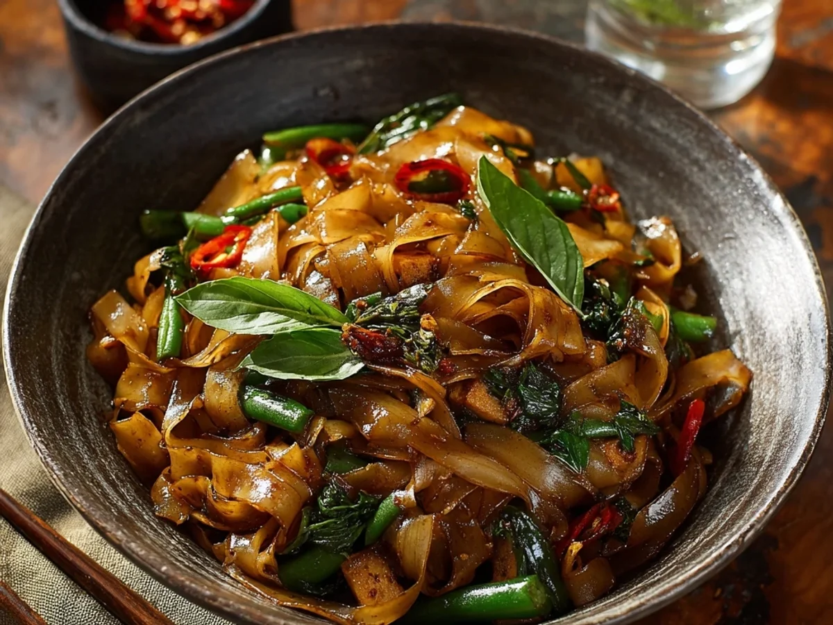 Spicy Thai Drunken Noodles Recipe: Quick Weeknight Stir-Fry - Featured Image