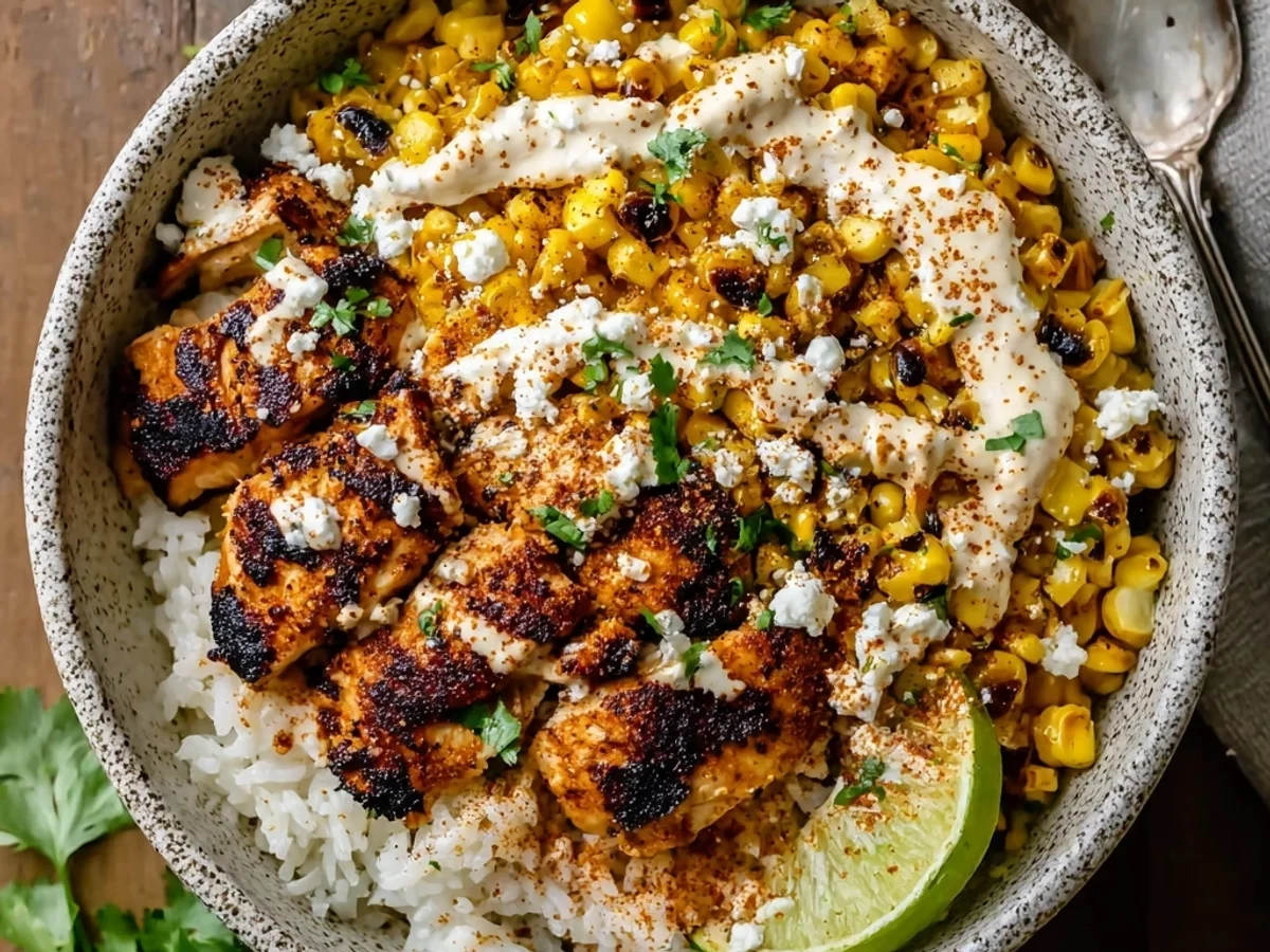 Street Corn Chicken Rice Bowl: Zesty Weeknight Flavor - Featured Image