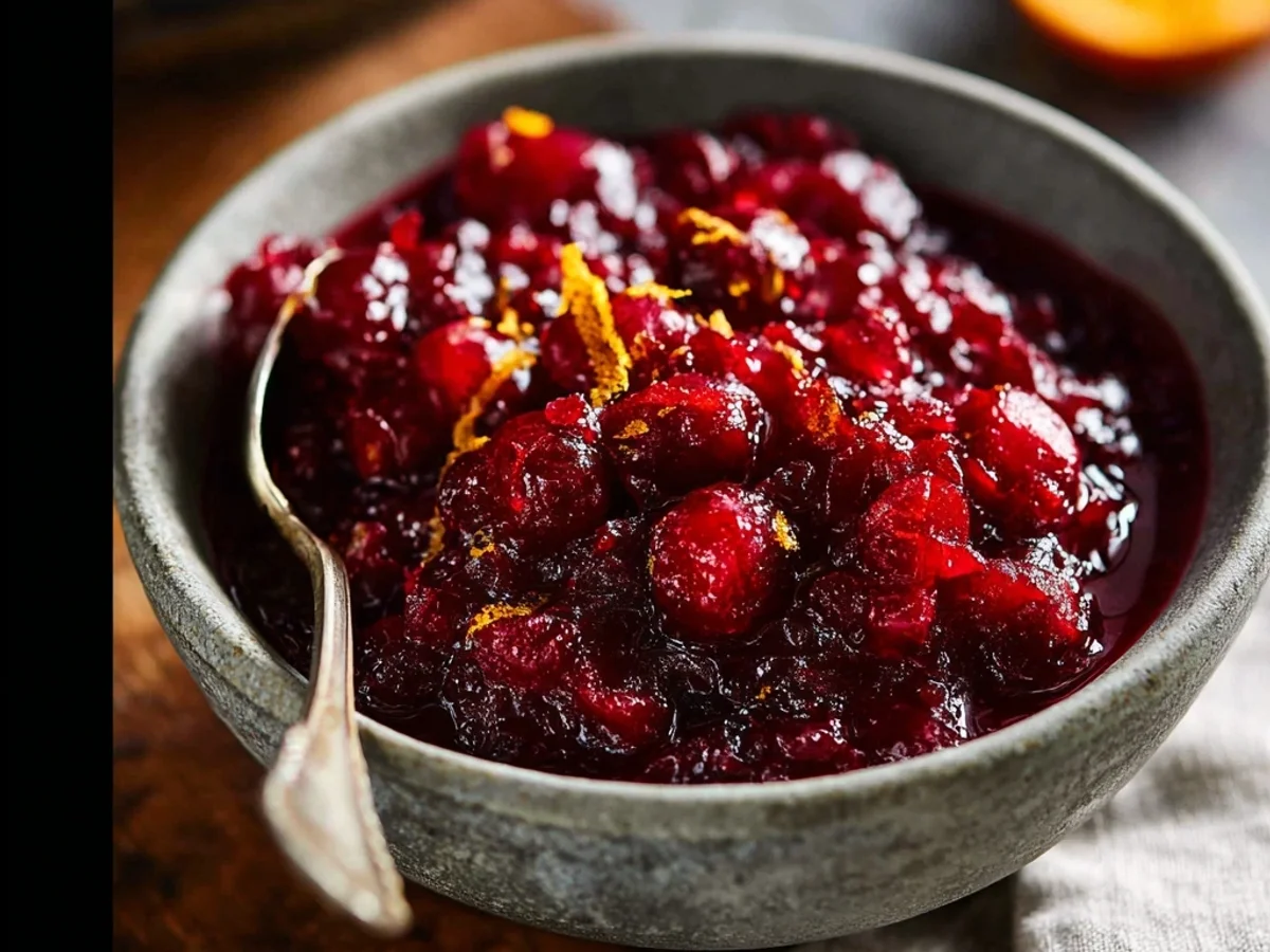 Tangy Homemade Cranberry Sauce: A Holiday Must - Featured Image
