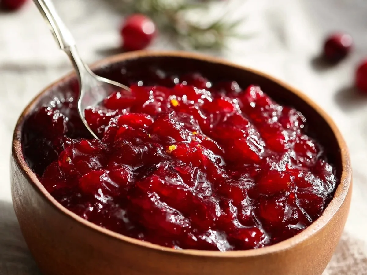 Tangy Homemade Cranberry Sauce: Easy & Fresh - Featured Image