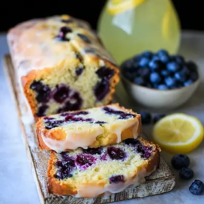 Tangy Lemon Blueberry Bread Loaf Recipe