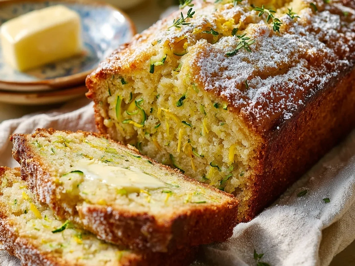 Tangy Lemon Zucchini Bread: Easy & Delicious Loaf - Featured Image