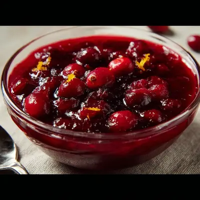 Tangy Orange Festive Cranberry Sauce