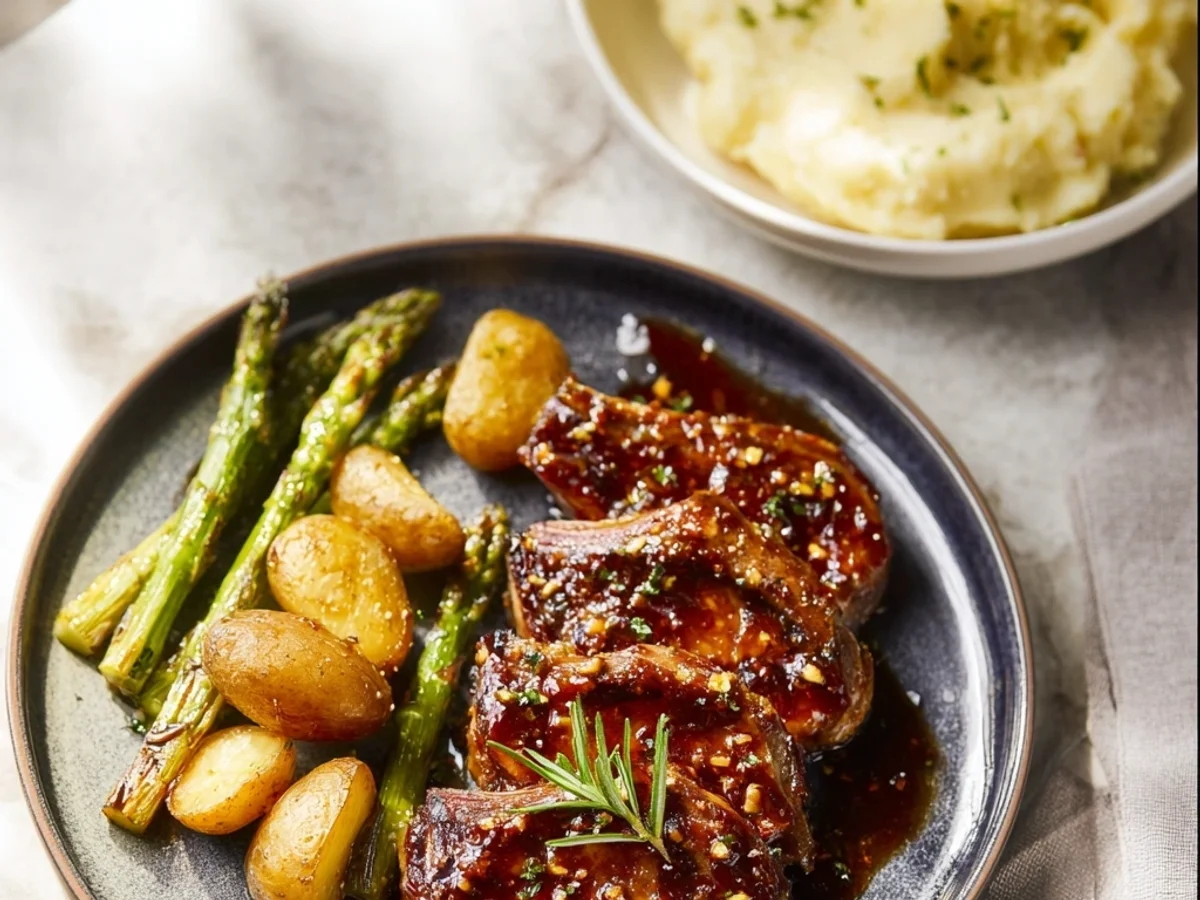 Tender Honey Garlic Lamb Chops: A Weeknight Treat - Featured Image