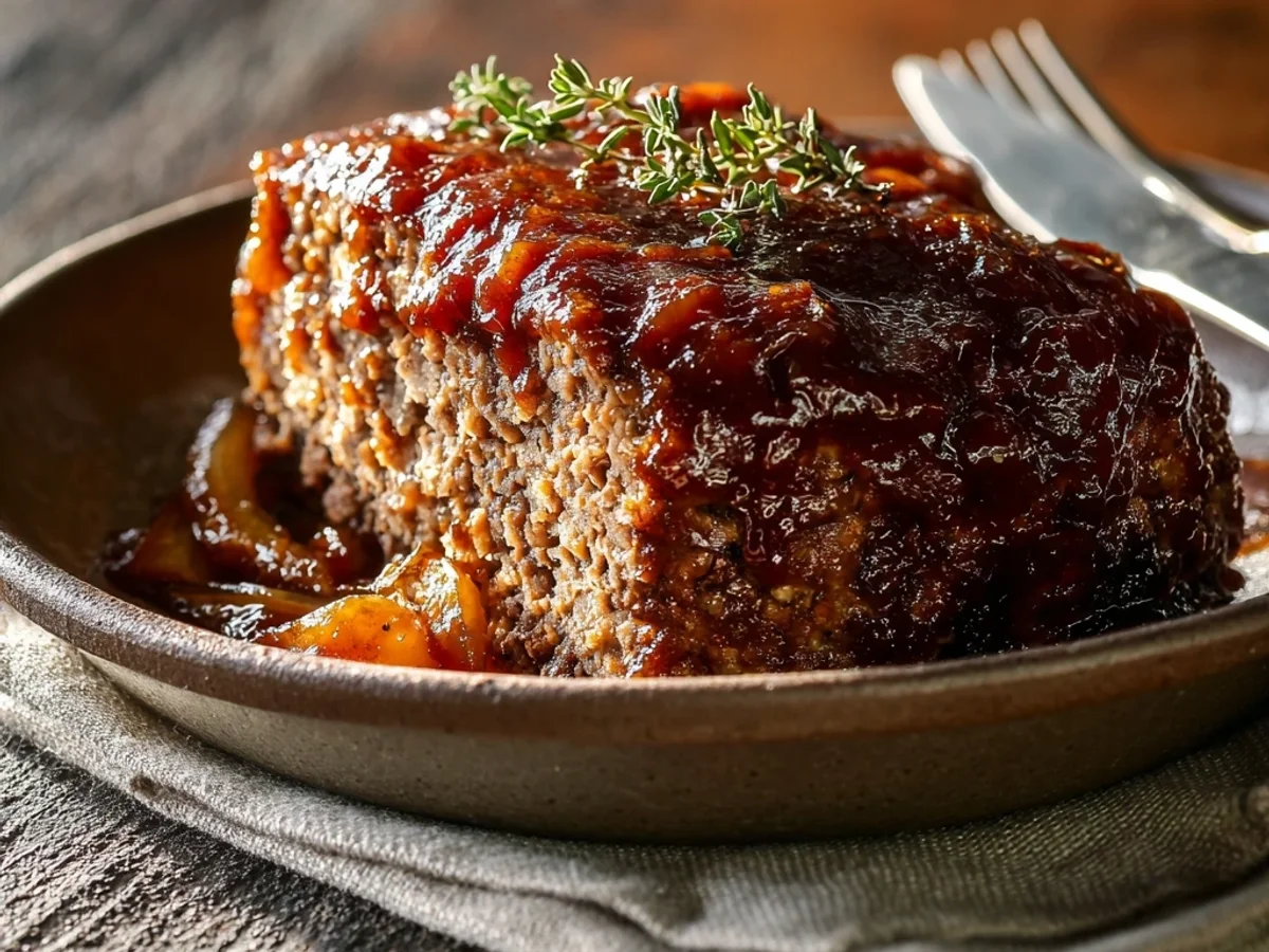 Tender Meatloaf with Brown Sugar Glaze: Easy Dinner - Featured Image