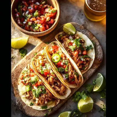 Tender Pulled Chicken Tacos: Flavorful & Quick