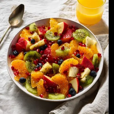 Winter Fruit Salad with Orange Poppy Seed: Bright & Zesty